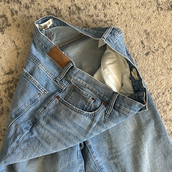 Madewell The Perfect Vintage Straight Jeans Light Wash Size 32 - Picture 9 of 10